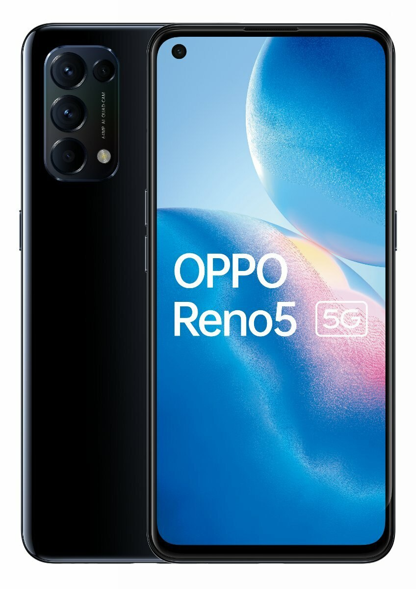Smartfon OPPO Reno5 5G 8GB+128GB Czarny | MediaMarkt