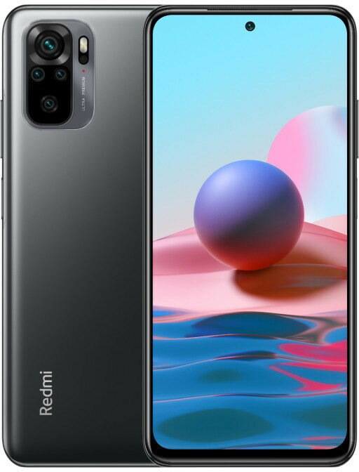 Smartfon XIAOMI Redmi Note 10 4GB/64GB Ciemnoszary (Onyx Gray)