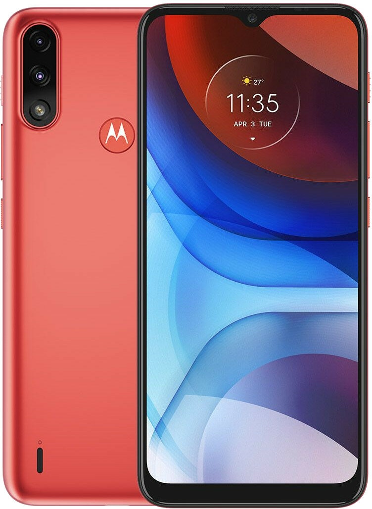 Smartfon MOTOROLA Moto E7i Power Czerwony (Coral Red)