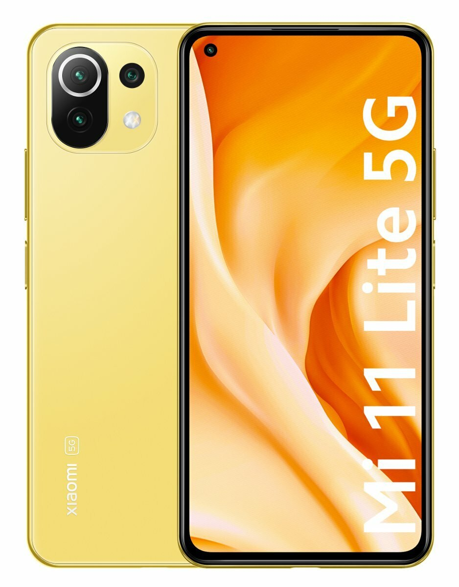 Smartfon XIAOMI Mi 11 Lite 5G 8GB/128GB Żółty (Citrus Yellow)