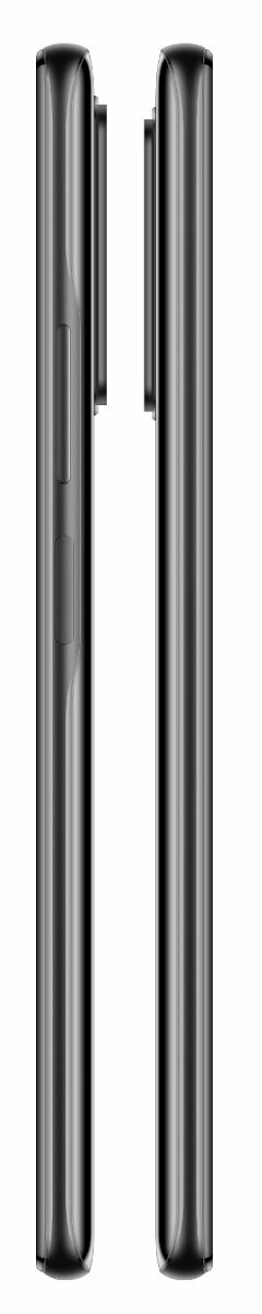 Niebieski smartfon z aparatem i logo z tyłu, z teksturowanym wzorem. Nowoczesny design.