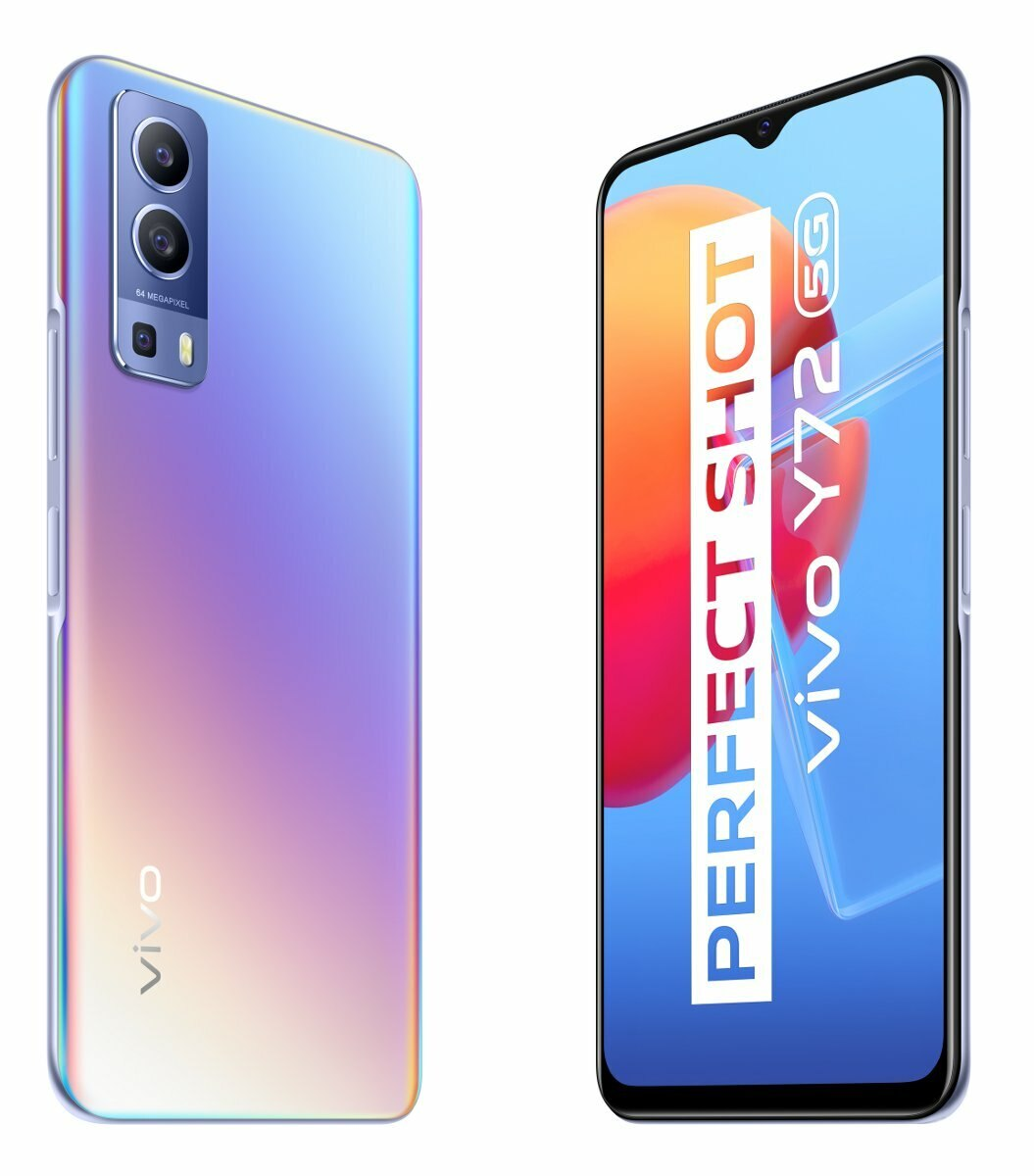 Smartfon VIVO Y72 5G Niebieski (Dream Glow)