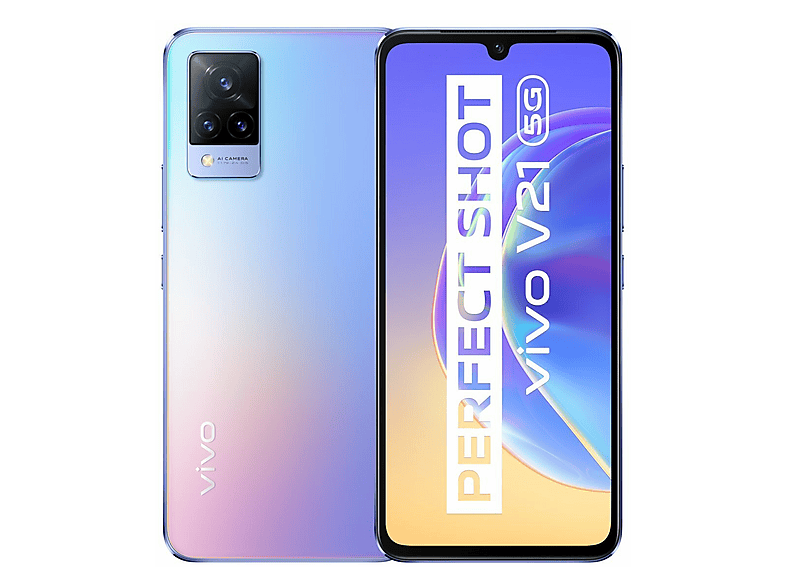 PRODUKT PO EKSPOZYCJI - Smartfon VIVO V21 5G 8GB/128GB Błękitny (Sunset Dazzle)