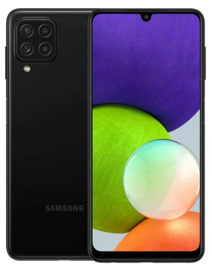 Smartfon SAMSUNG Galaxy A22 4/64GB Czarny