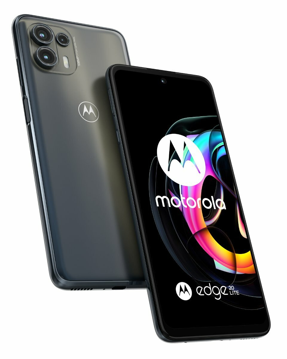 Smartfon MOTOROLA Edge 20 Lite 8GB/128GB Grafitowy (Electric Graphite)