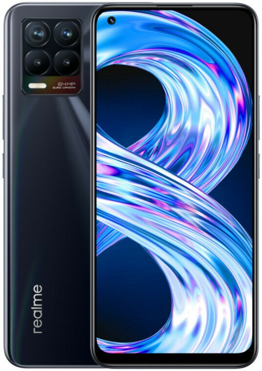Smartfon REALME 8 6/128GB Czarny (Punk Black)
