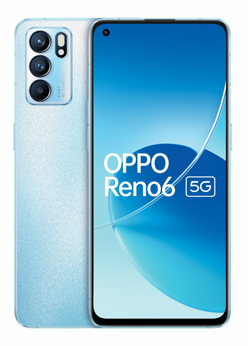 Smartfon OPPO Reno6 5G błękitny