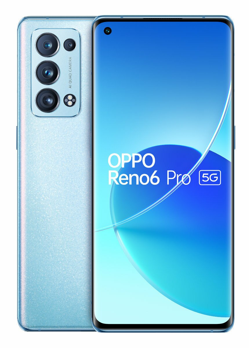 Smartfon OPPO Reno6 Pro 5G błękitny