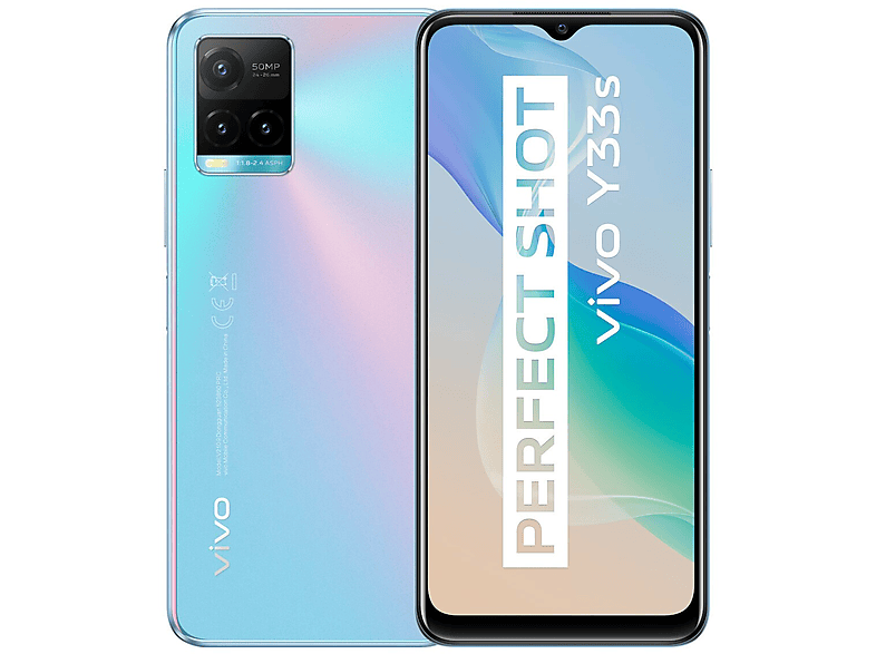 Smartfon VIVO Y33S 4G (LTE) 8 GB/ 128 GB Niebieski + folia ochronna (wzmocniona)