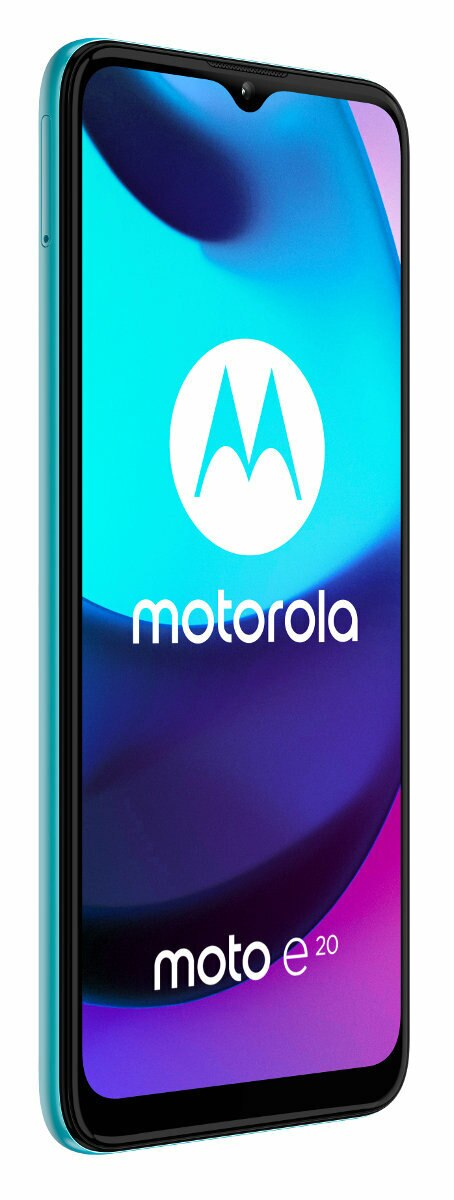 Smartfon MOTOROLA Moto E20 2GB+32GB Niebieski (Coastal Blue)