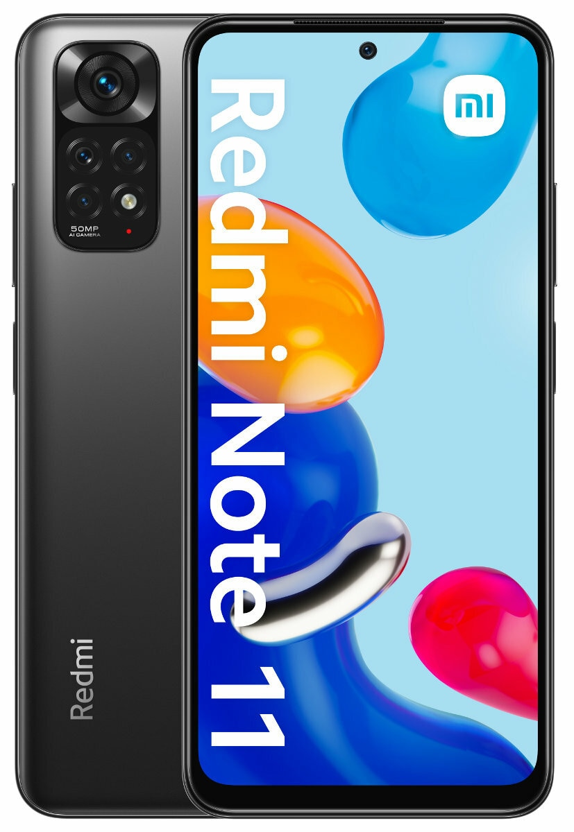 スマートフォン本体 Redmi Note 11 64GB 4GB RAM Smartfon XIAOMI Redmi Note 11 4GB+64GB Grafitowy (Graphite