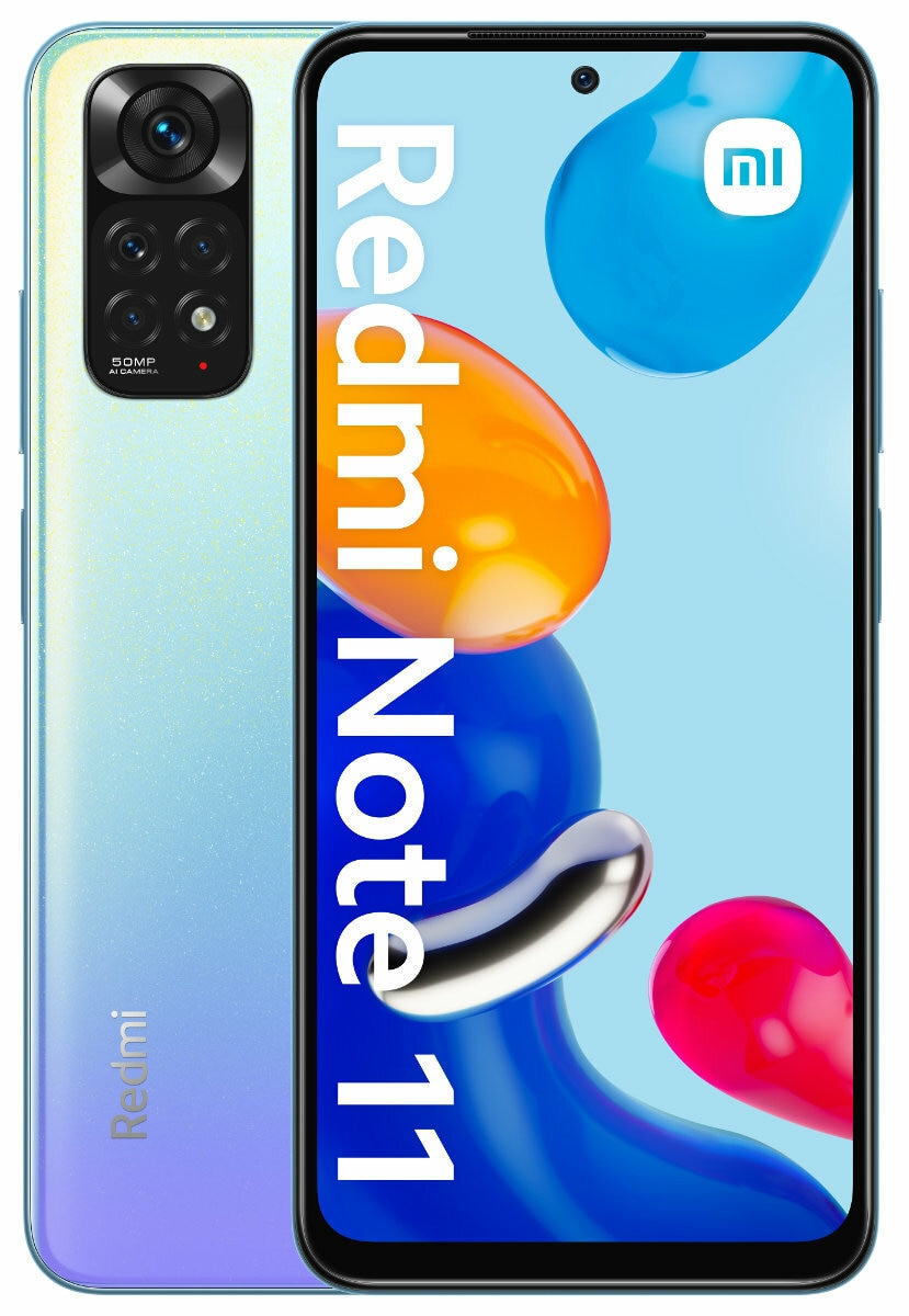 Smartfon XIAOMI Redmi Note 11 4GB+64GB Niebieski (Star Blue)