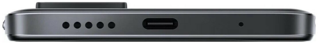 Spód smartfona z głośnikiem, portem USB-C i mikrofonem.