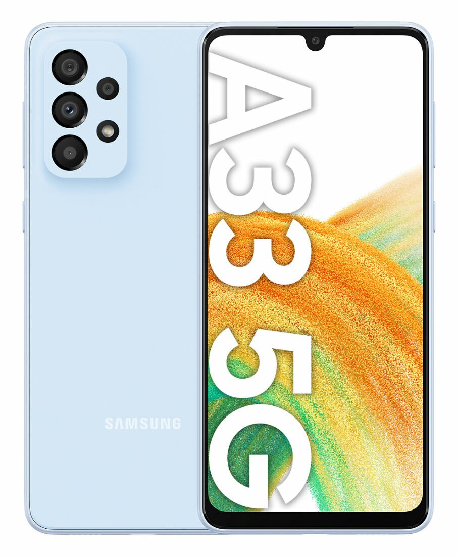 Smartfon SAMSUNG Galaxy A33 5G 6GB+128GB Niebieski SM-A336BLBGEUE