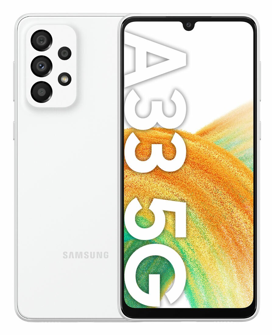 Smartfon SAMSUNG Galaxy A33 5G 6GB+128GB Bialy SM-A336BZWGEUE