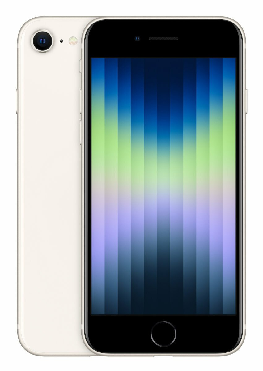 Smartfon APPLE iPhone SE (3. generacji) 64GB Księżycowa