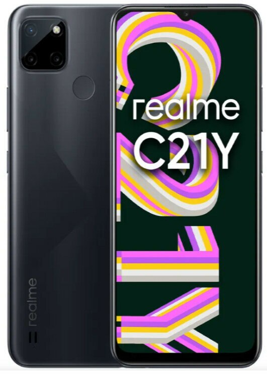 Smartfon REALME C21Y 4/64GB Czarny (Cross Black)