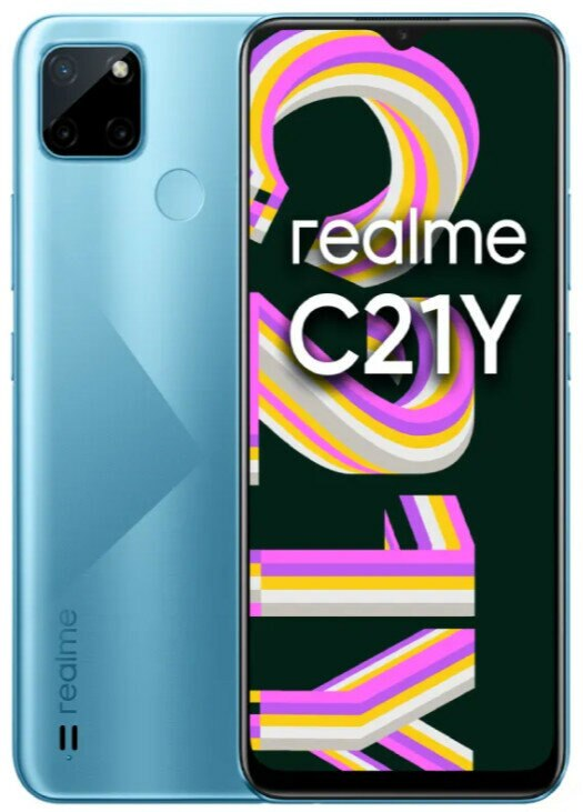Smartfon REALME C21Y 4/64GB Niebieski (Cross Blue)
