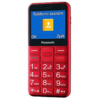 Telefon komórkowy PANASONIC KX-TU155EXRN Czerwony