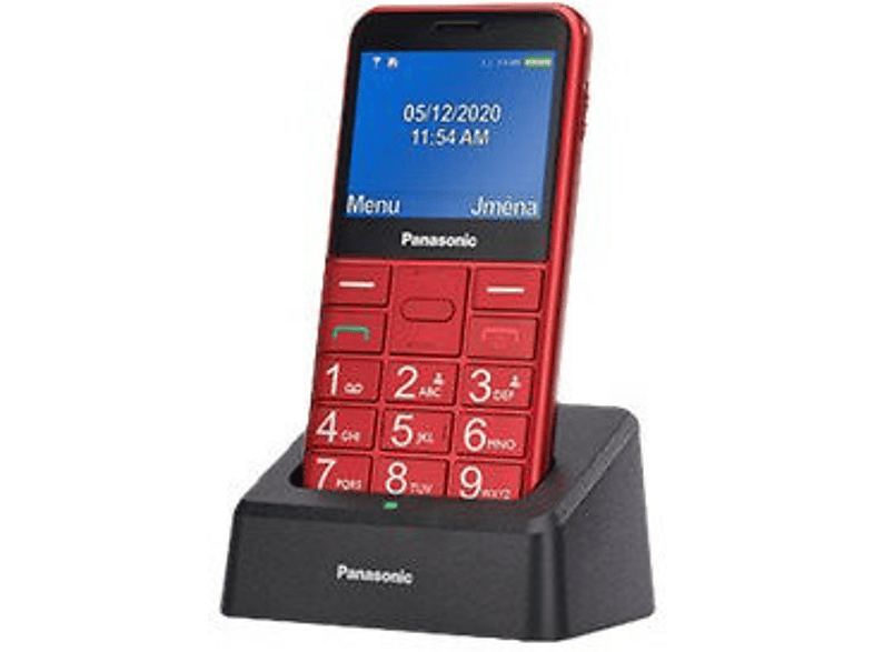 Telefon PANASONIC KX-TU155 Czerwony – zdjęcie 3