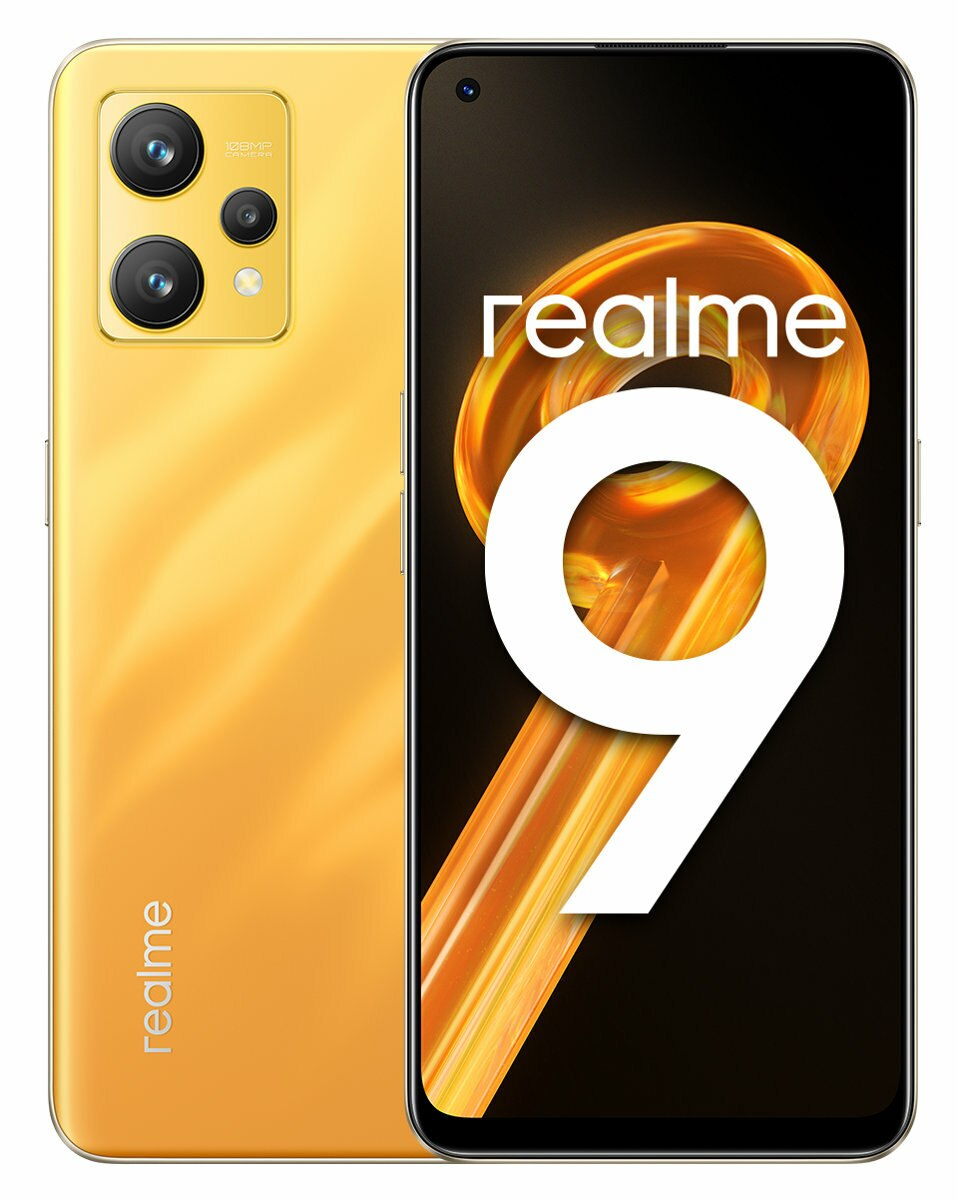 Smartfon REALME 9 8/128GB Złoty (Sunburst Gold)