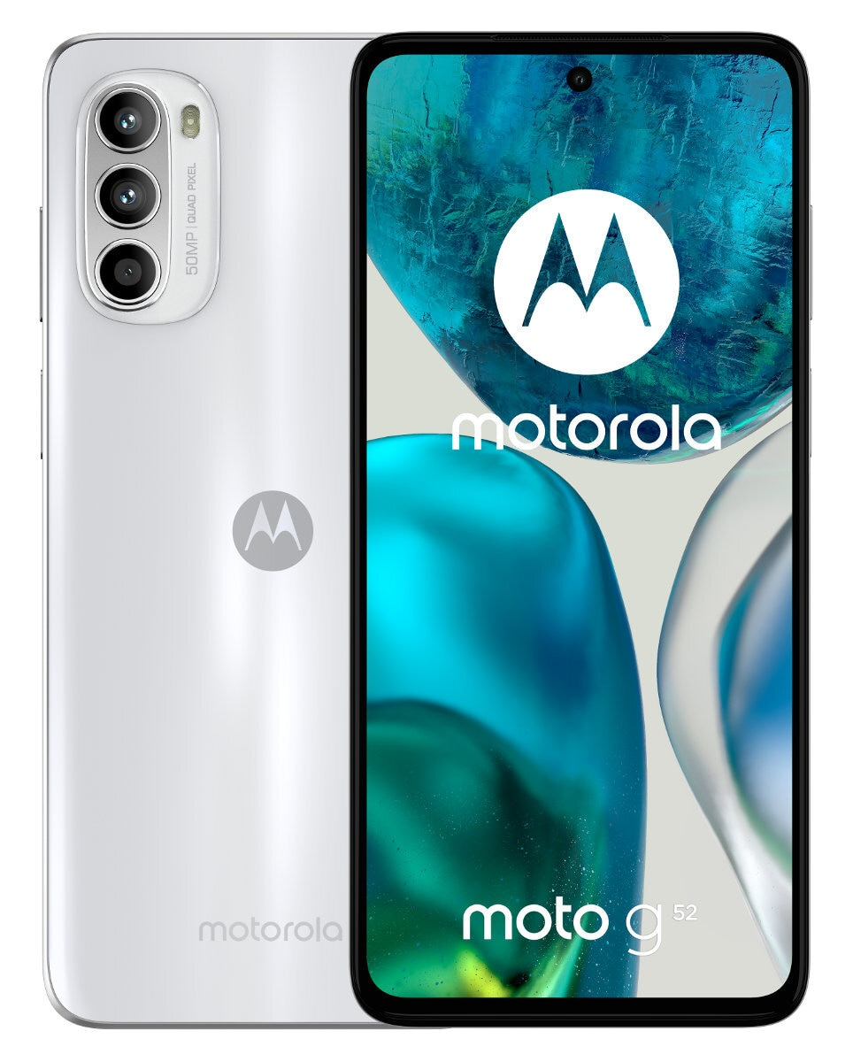 Smartfon MOTOROLA Moto G52 4/128GB Biały (Pearl White)