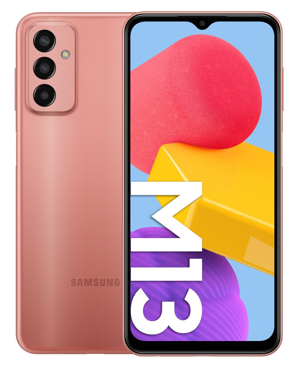 Smartfon SAMSUNG Galaxy M13 4/64GB Pomarańczowy (Orange Copper) SM- M135FIDUEUE