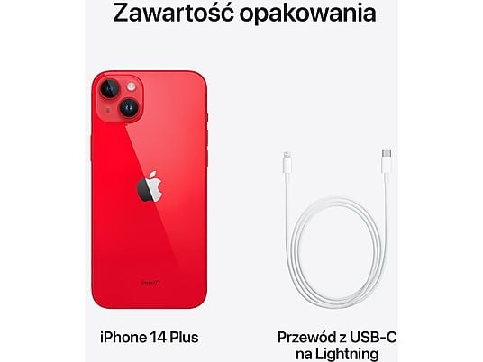 Smartfon APPLE iPhone 14 Plus 512GB (PRODUCT)RED MQ5F3PX/A