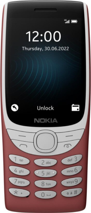 Telefon komórkowy NOKIA 8210 4G Czerwony
