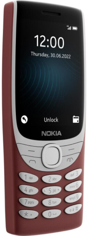 Telefon komórkowy NOKIA 8210 4G Czerwony