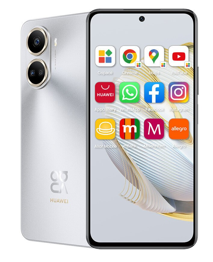 Smartfon HUAWEI Nova 10SE 8/128GB Srebrny (Starry Silver)
