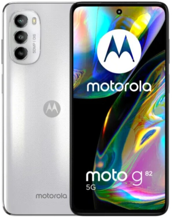 Smartfon MOTOROLA Moto G82 5G 6/128GB Biały (White Lily)