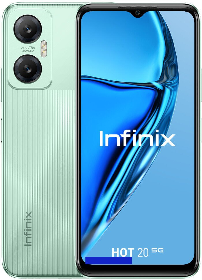 Smartfon INFINIX Hot 20 5G 4/128GB Zielony (Blaster Green)