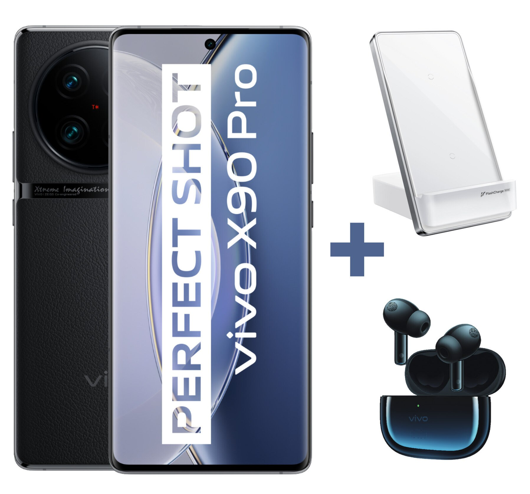 Smartfon VIVO X90 Pro 5G 12/256GB Czarny (Legendary Black) +