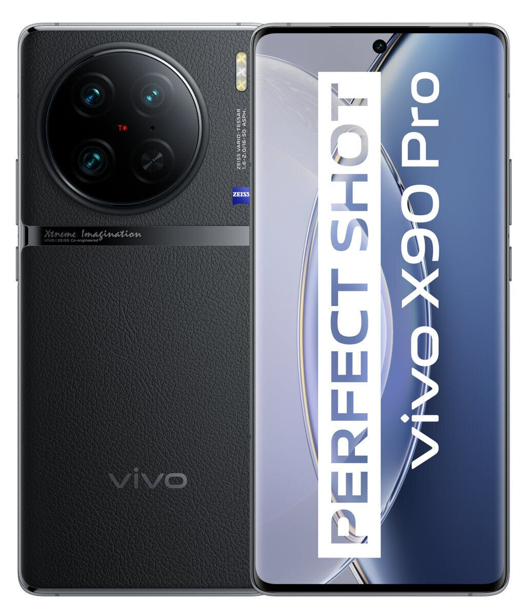 Smartfon VIVO X90 Pro 5G 12/256GB Czarny (Legendary Black) + słuchawki + bezprzewodowa ładowarka