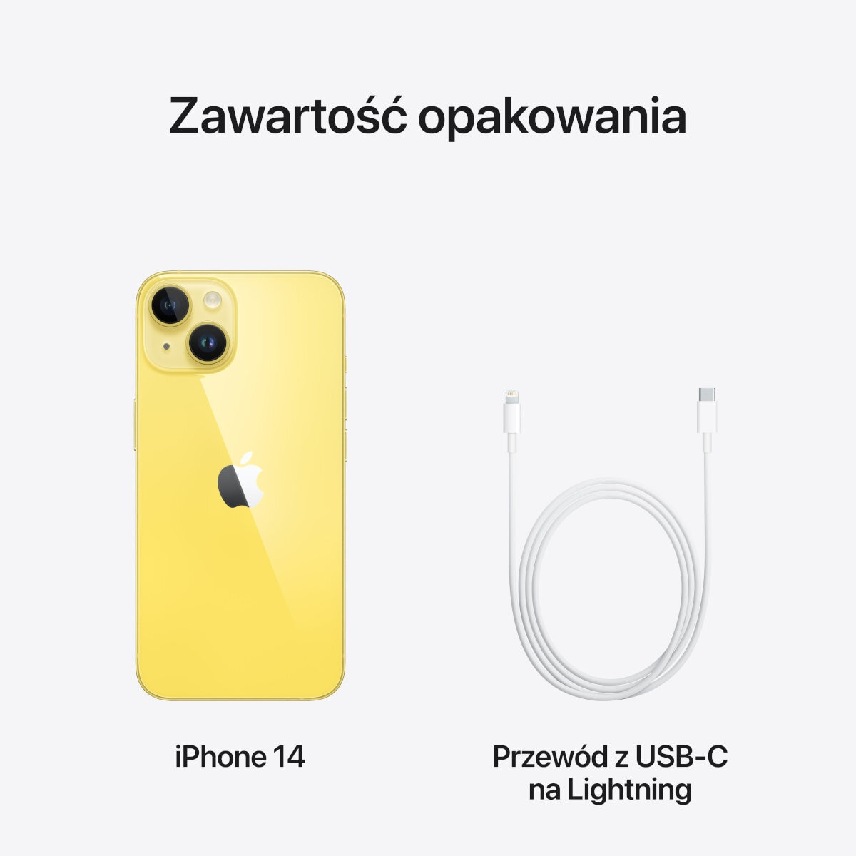 Smartfon APPLE iPhone 14 256GB Żółty MR3Y3PX/A