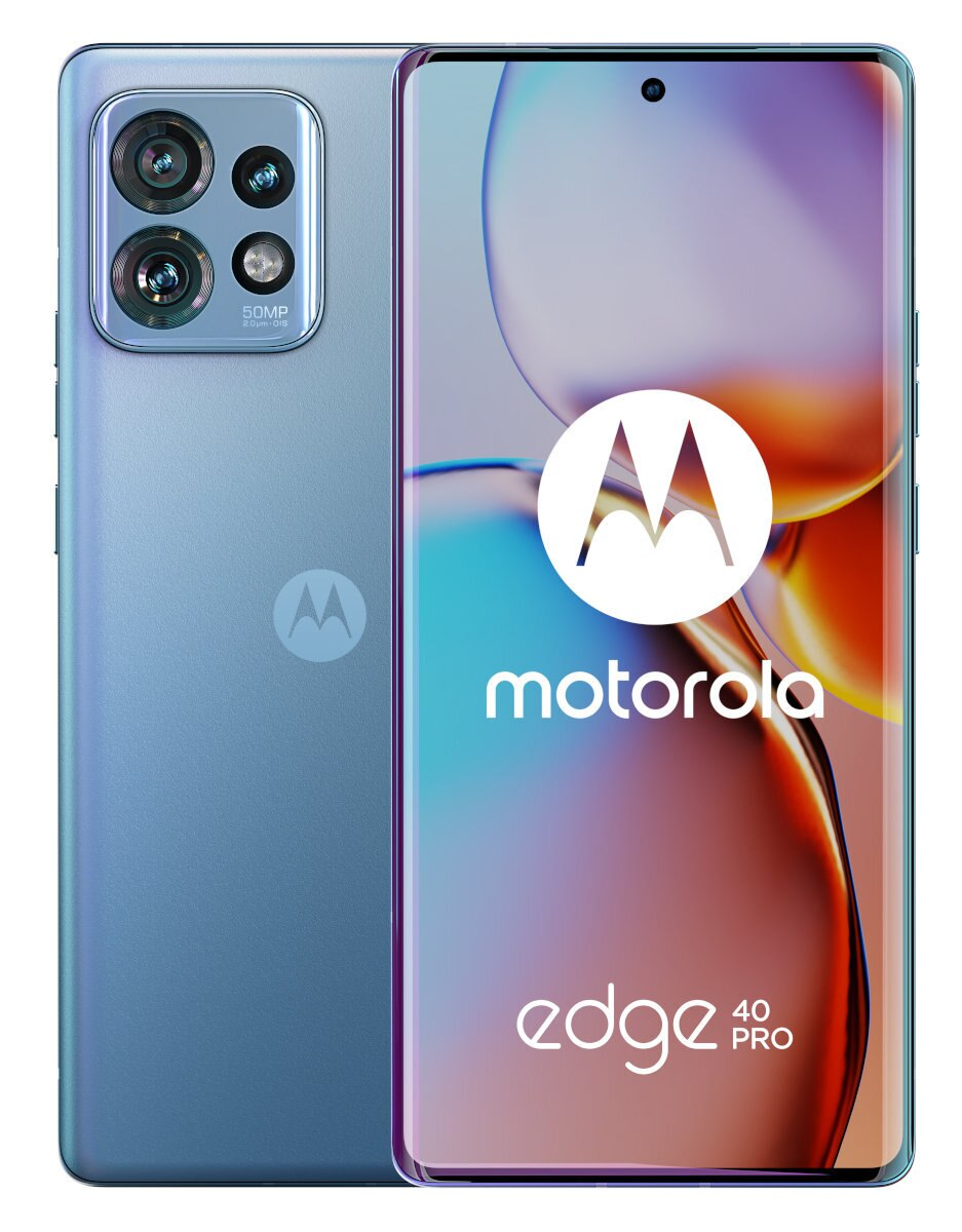 Smartfon MOTOROLA Edge 40 Pro 5G 12/256GB Niebieski (Angel Falls)