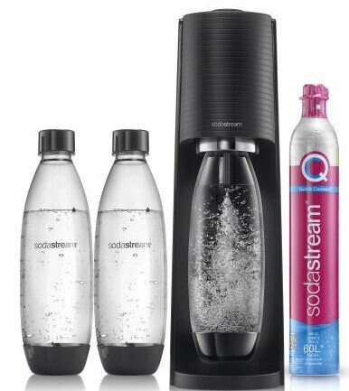 Saturator SODASTREAM TERRA Czarny + 2 Butelki FUSE