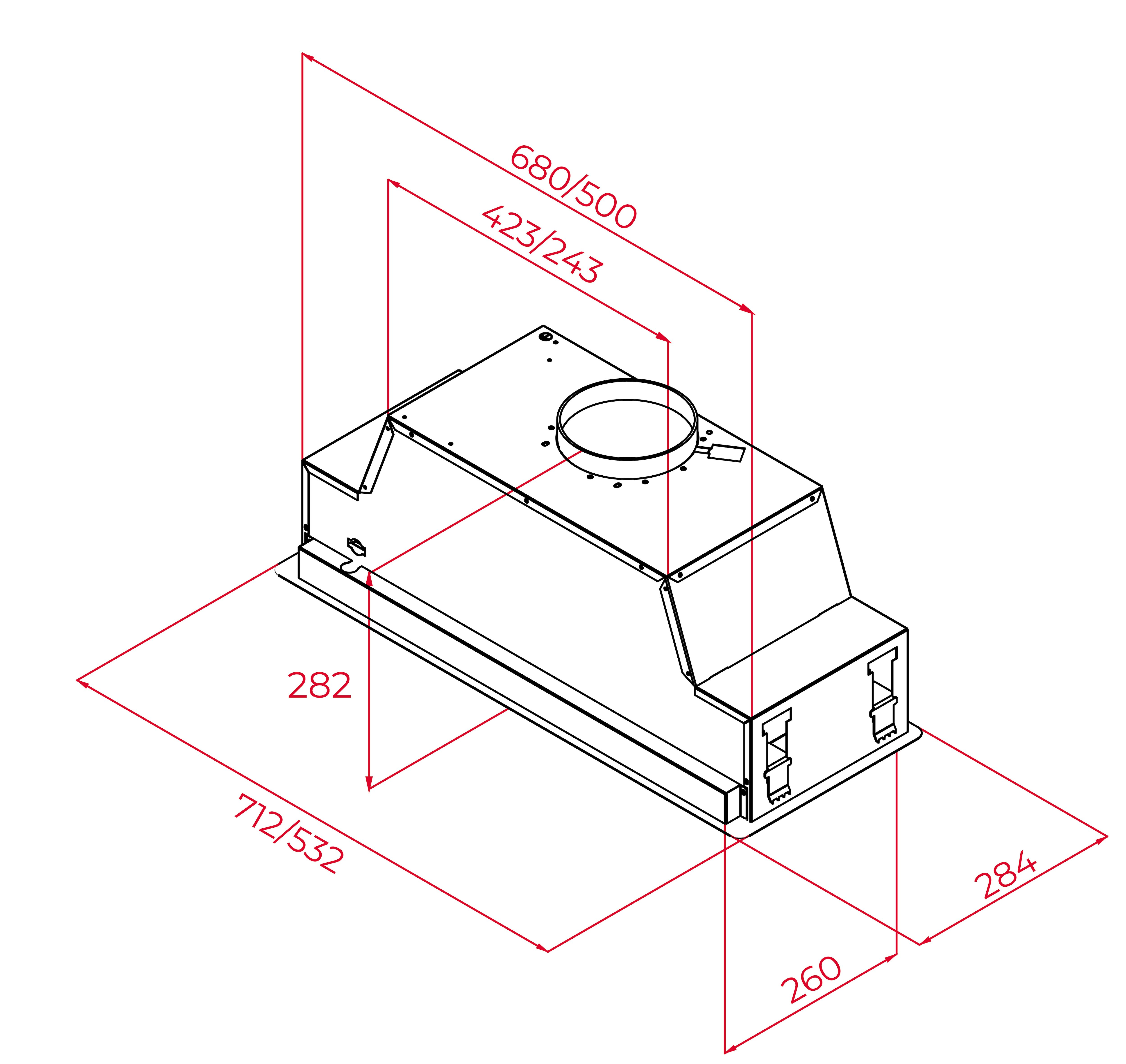 Okap TEKA GFL 57651 EOS BK