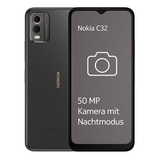 NOKIA C32 - Smartphone (6.517 ", 64 GB, Charcoal)