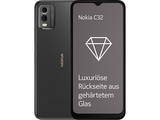 NOKIA C32 - Smartphone (6.517 ", 64 GB, Carbone)