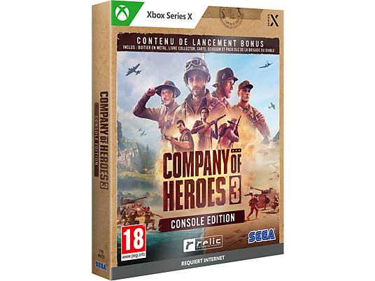 Company of Heroes 3 : Launch Edition (Metal Case) - Xbox Series X - Französisch