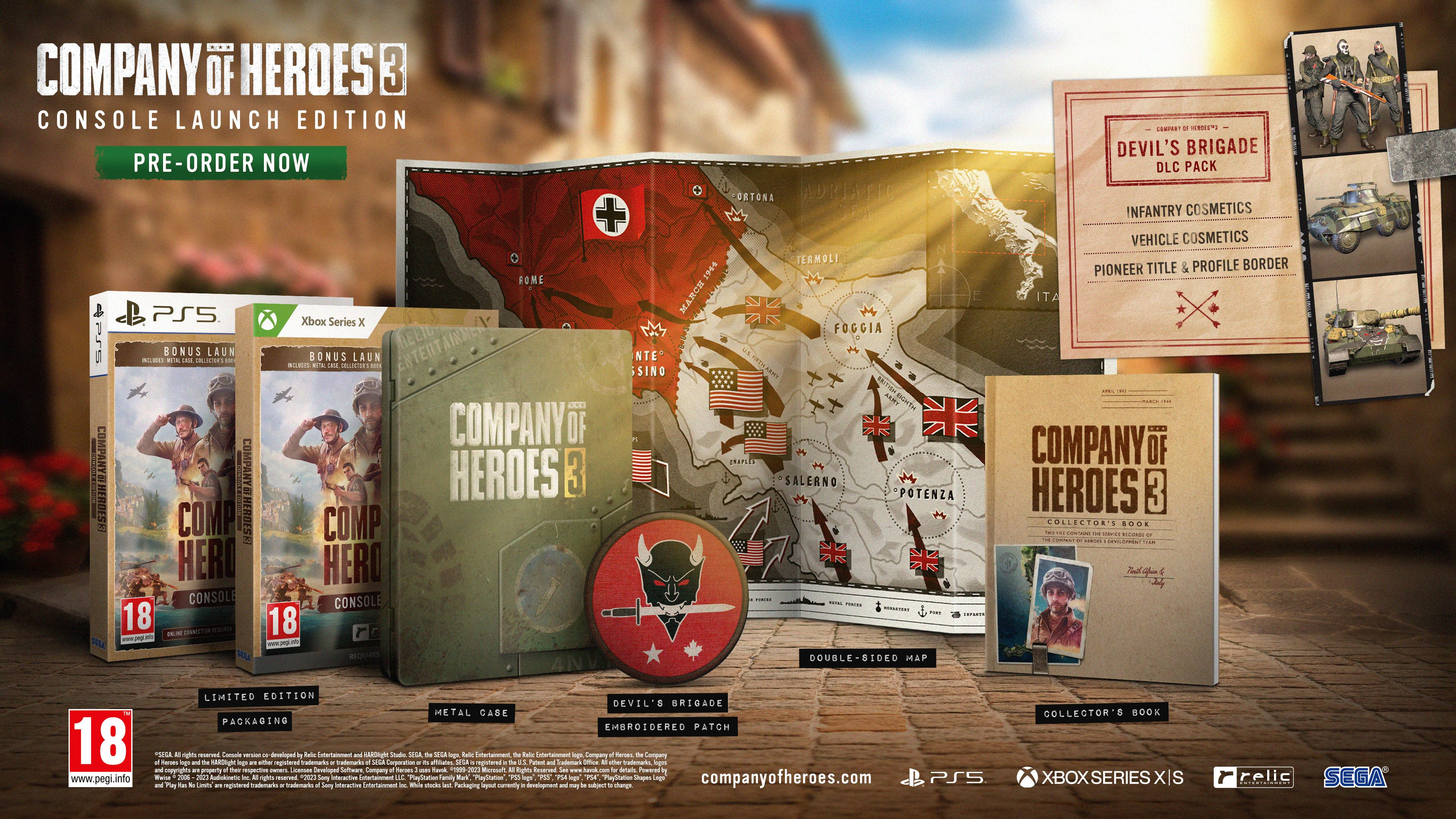 Company of Heroes 3 : Launch Edition (Metal Case) - Xbox Series X - Französisch