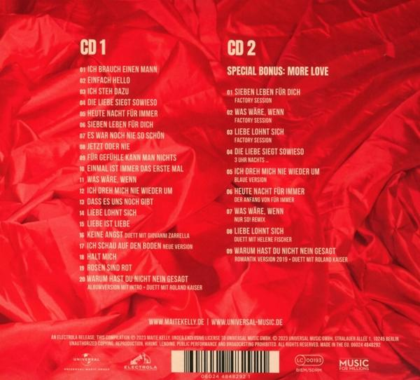 CD-Cover für ein deutsches Musikalbum mit Titellisten und Credits.