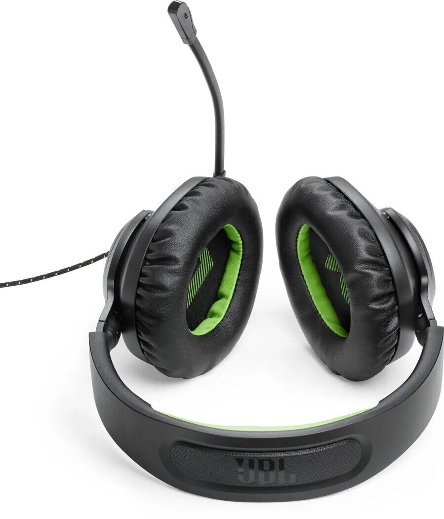 Słuchawki przewodowe JBL Quantum 100X Czarny - zielony
