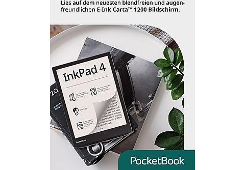 POCKETBOOK eBook-Reader InkPad 4, Stardust Silver