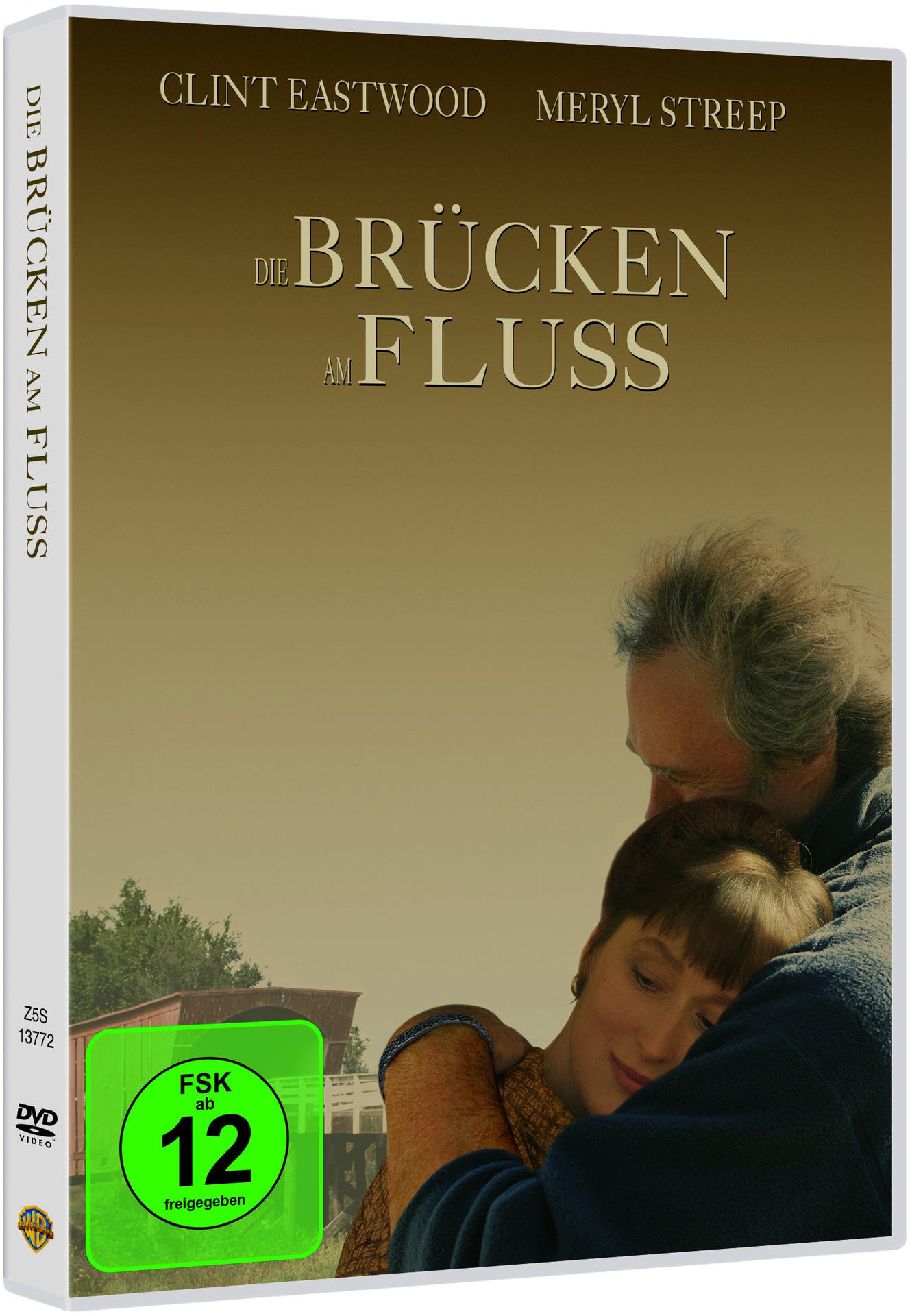 DVD-Hülle mit dem Film 'Die Brücken am Fluss', mit Eastwood und Streep.