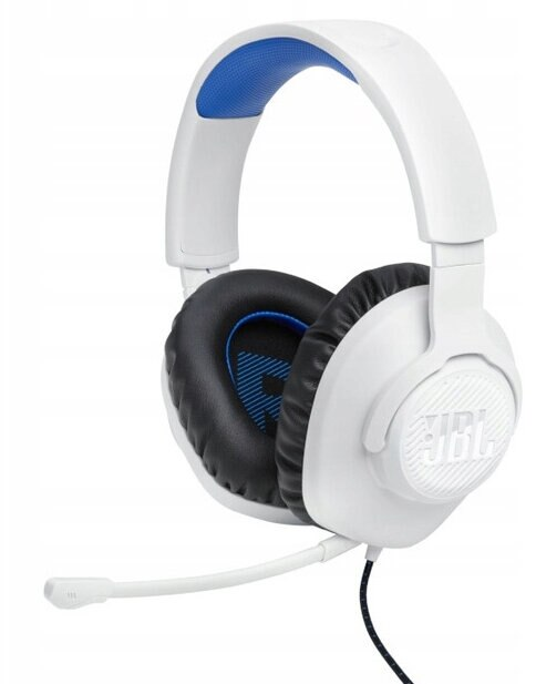 Słuchawki przewodowe JBL Quantum 100P Biały - niebieski