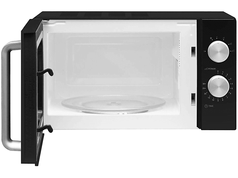 Kuchenka mikrofalowa AMICA AMGF20M1B 800W średnica 24.5 cm pojemność 20L MultiWave System Czarny – zdjęcie 2