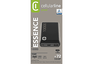 CELLULARLINE Essence 10.000 Mah Taşınabilir Şarj Cihazı Siyah_2